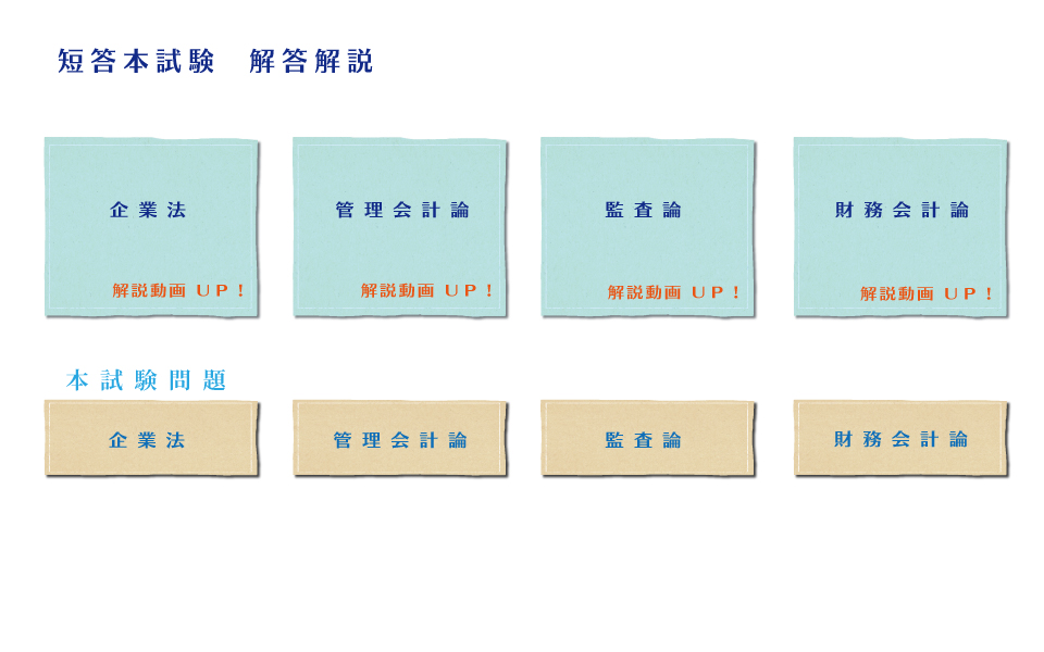 公認会計士 短答式解答速報