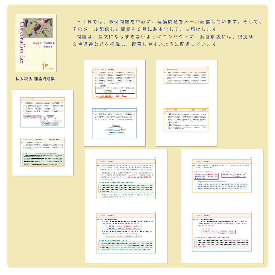 法人税法理論問題集